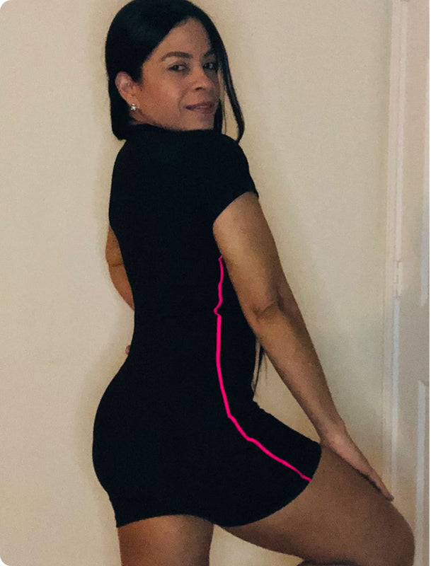 Collection fushia enteriso corto - Set S,M